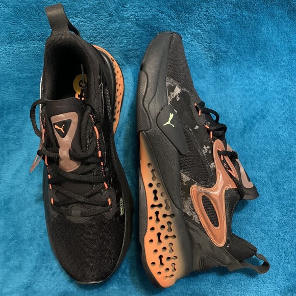 Puma Other - Puma Xetic Halflife Lenticular 'Black Neon Citrus' Men’s Size 8 Shoes 376280-01